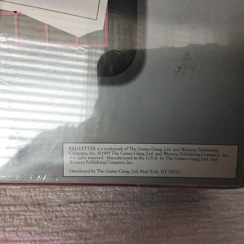 Red Letter Word Game - Vintage Factory sealed From 80's Vocabulary Building - Picture 7 of 8